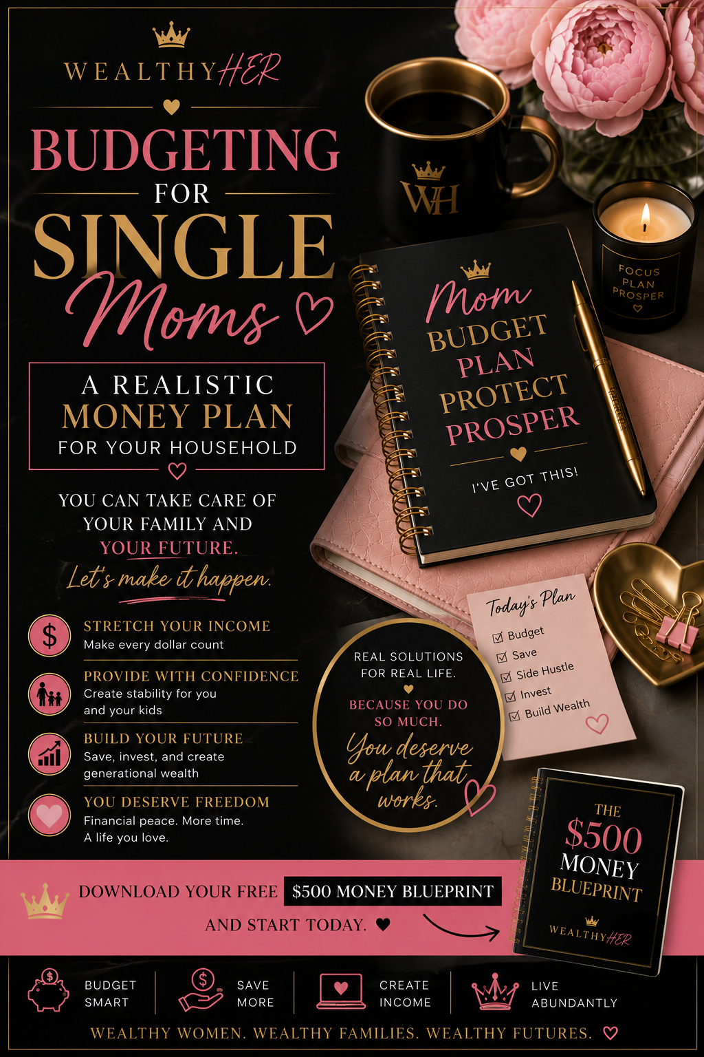 Budgeting for Single Moms: A Realistic Money Plan for Your Household: How to Stop Living Paycheck to Paycheck and Start Saving Money