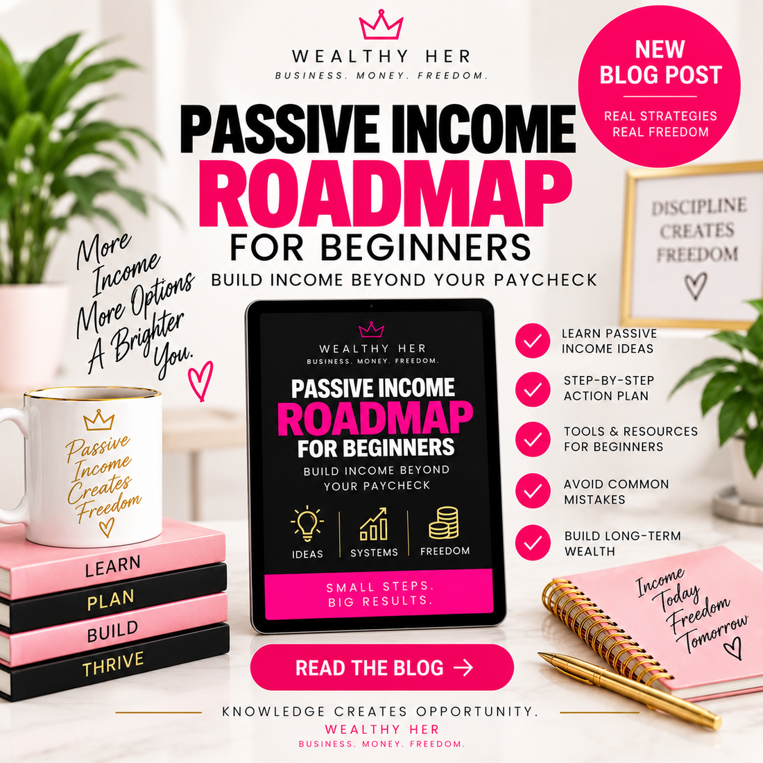 Passive Income Roadmap for Beginners: Build Income Beyond Your Paycheck